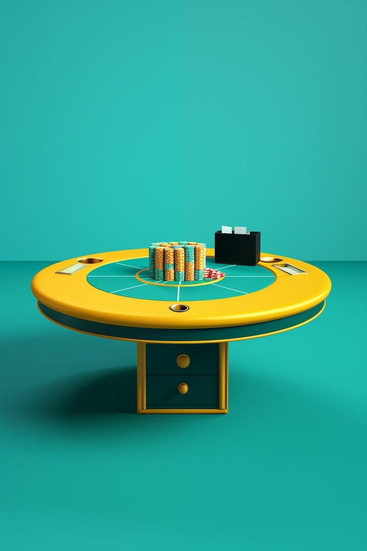 Tampilan meja blackjack live dealer di construct dengan streaming multi-camera